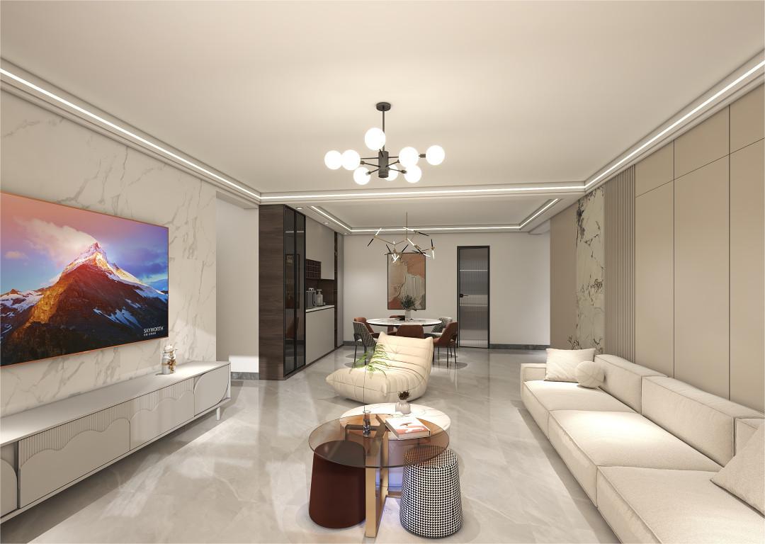 135m²旧房改造，入户第一眼被美到了